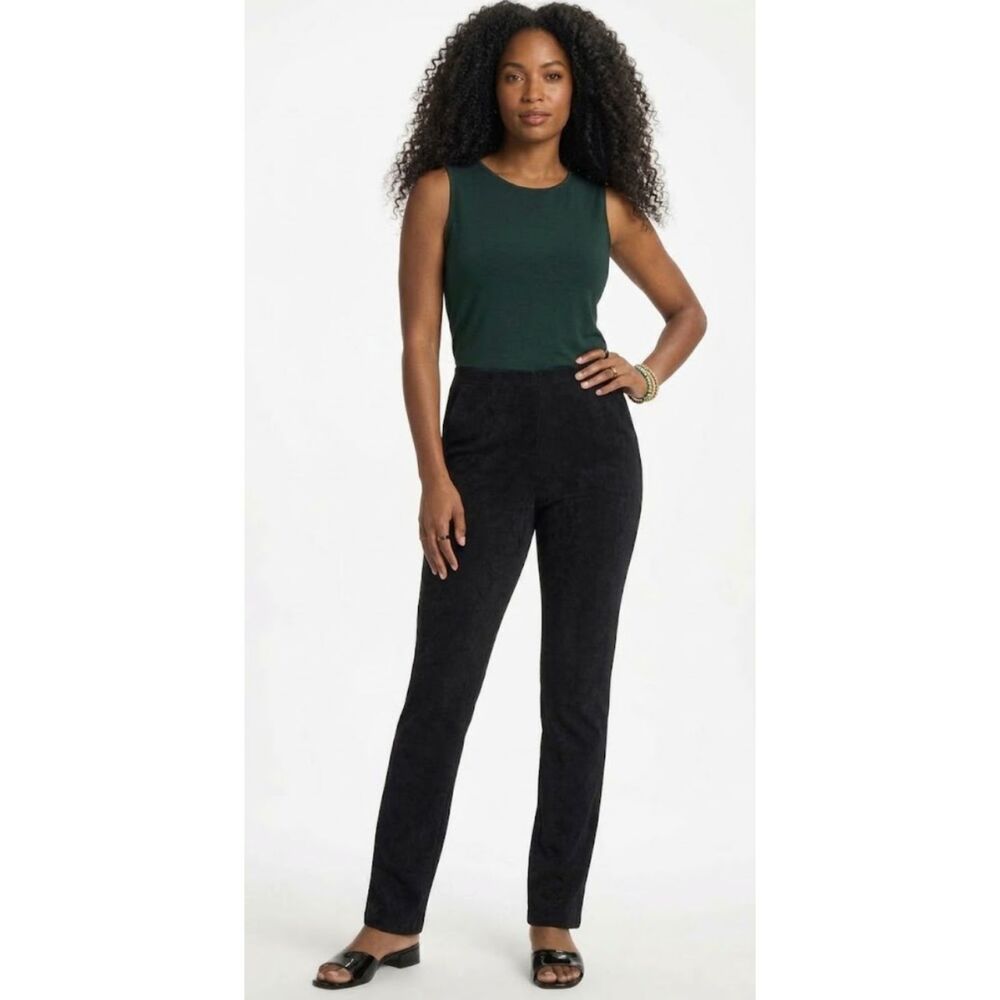 New Chico's Travelers Essential Slim Pants Pull On Women's Medium (Chico's 1)